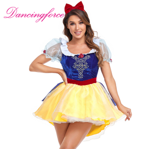 <span class=keywords><strong>Costume</strong></span> da Principessa <span class=keywords><strong>Biancaneve</strong></span> Classico M-XL, Tutù da Favola per <span class=keywords><strong>Donna</strong></span>, Abito Elegante per Feste in Maschera, Carnevale, Halloween - Product Image 4