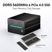 Mini PC para Juegos Intel Core I7-12700F RTX 3060 12GB DDR5 1TB NVMe SSD Doble LAN Computadora de Escritorio Compacta