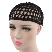 Filet à Cheveux en Résille pour Femme, Bonnets de Nuit Crocheter, Snood de Sommeil, Turban Fait Main Tricoté, Voile Cheveux