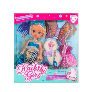 6 Inch Doll Toy Set Solid Body Kebibi Mermaid Cross Dressing Suit With Dress For販売