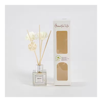 Difusor de Aceite de Aromaterapia para Decoración del Hogar, Lavanda y Gardenia, Aceite Esencial Natural, Sin Alcohol, Fragancia Duradera de 2 Meses