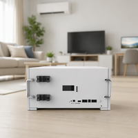 E-Nice 5kwh 10kwh 48v 51.2v 208ah Lifepo4 48v Lfp Server Rack Mount Lithium Ion Battery Pack untuk Solar Home Ess