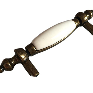 Krem beyaz seramik çekmece çekme kolları chc116-76 - Product Image 1