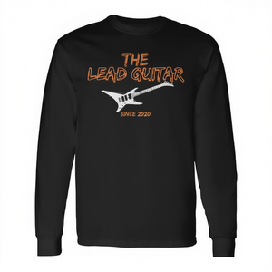 Premium <b>Long</b> Sleeve T-Shirt for <b>Lead</b> Guitarists Since 2020 for Music Lovers 2022 Onwards - Product Image 2