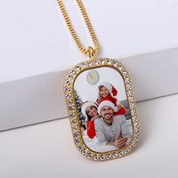 Vente en gros de colliers vierges pour bijoux de fête avec impression de photos DIY