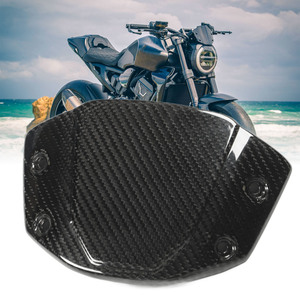 Pare-brise avant de moto en fibre de carbone brillante, déflecteur de vent, protection contre les courants d'air pour <span class=keywords><strong>CB1000R</strong></span> <span class=keywords><strong>2019</strong></span> à 2023 - Product Image 3