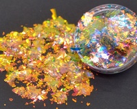 SHYZ gros Multichrome paillettes caméléon flocon ongles Mica poudre holographique revêtement Pigment pour brillant