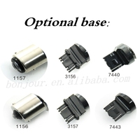 Clignotants de voiture, Led, ampoule, 1156 BA15S 4014 45 SMD, 1157 3156 3157 7440 7443