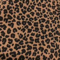 Fonesun-PX659 conception Personnalisée polyester crêpe polyester georgette Imprimé Motif Léopard 100% Polyester Tissu Imprimé