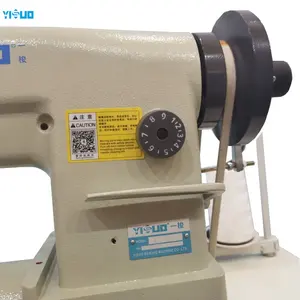 YS-4431 Clip chôn máy hai kim hình trụ xấu hợp chất thức ăn nặng lockstitch máy may