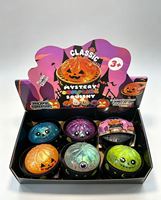 Nouveau produit : Ensemble de jouets anti-stress Miaoli Halloween Dumpling - Gadget anti-stress en forme de gelée, boîte mystère