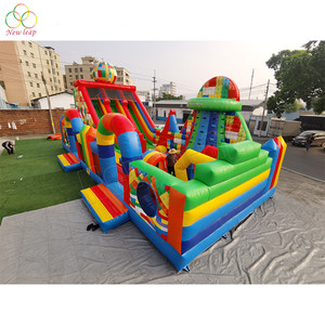 <strong>Huge</strong> Inflatable Theme Park Combo <strong>Playground</strong> Bounce House Inflatable <strong>Slide</strong> Obstacle Outdoor Giant - Product Image 2