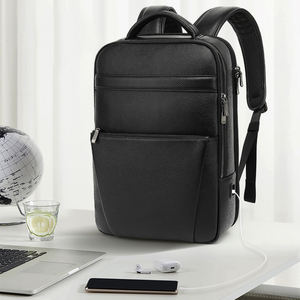 Sac à dos pour appareil photo en cuir pour homme, grande capacité, personnalisé, imperméable, de haute qualité, mochilas, sac à dos de voyage multifonctionnel - Product Image 2