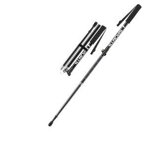 Aluminum Alloy Folding Trekking Poles 4 Section Lightweight Anti Slip Hiking Sticks Outdoor Mountaineering Equipment - Product Image 5