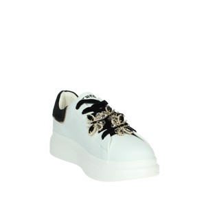 Sneakers uomo di tendenza moda alta SF2401S015 bianco/nero scarpe da passeggio basse - Product Image 5