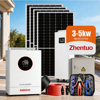Système d'énergie solaire hybride 5Kw 8Kw 10Kw pour le marché américain, stockage d'énergie domestique avec batterie Lifepo4