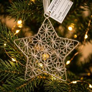 Sonnet Decor Handmade Iron Rope Vertical Christmas Tree <b>Ornament</b> Hanging Home Decoration Art Deco Design Living Room Use Model - Product Image 2