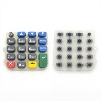 Clavier rétroéclairé personnalisé en silicone et plastique, éclairage LED, dôme métallique conducteur, couleur RAL, certifié ISO9001 pour les claviers de point de vente