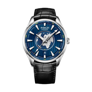 Montre homme chronographe automatique mécanique Miyota en acier inoxydable de luxe personnalisée, cadran à aiguilles, bracelet de 20 mm, résistante à l'eau - Product Image 3