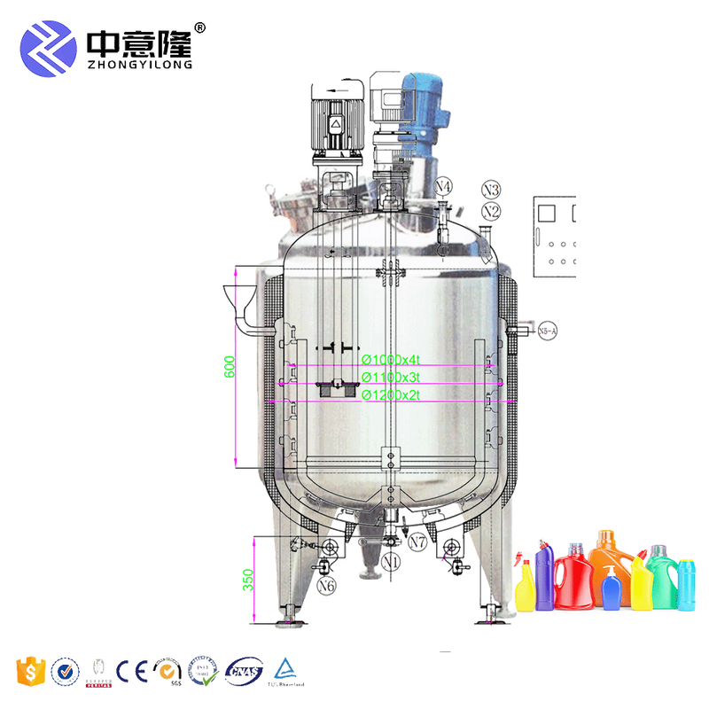 Industrial Liquid Organic Fertilizers Filling Production