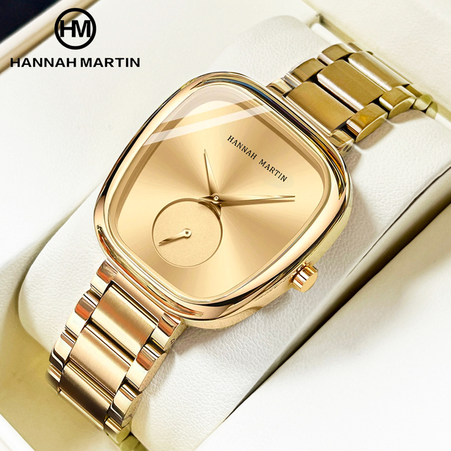 HANNAH MARTIN Watch Factory Fashion Ladies Minimalist Japan Movement Waterproof 3 Bar Custom Logo Watches Quartz Watch for Women
