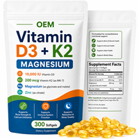 Gélules de Vitamine D3 K2 et Magnésium en Gros pour le Soutien Quotidien au Bien-être – Complément Alimentaire Professionnel OEM ODM