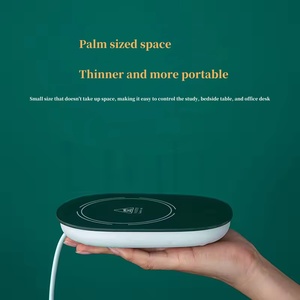 Chauffe-tasse électrique intelligent USB en céramique, chauffe-tasse personnalisé, tasses souvenirs, <span class=keywords><strong>promotion</strong></span> commerciale, ensemble cadeau d'entreprise - Product Image 3