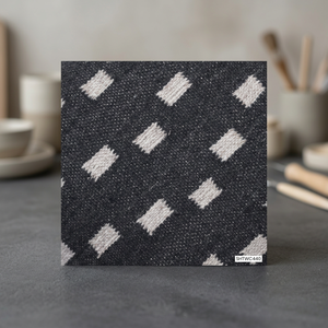 Housse de coussin carrée en coton tricoté à la main à rayures, style moderne, fermeture enveloppe, STAR HOMETEX, très demandée - Product Image 4