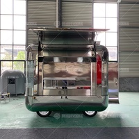 Camions de restauration mobiles entièrement équipés, remorques de traiteur, chariots de bière, de crème glacée et de café pour l'extérieur, remorques alimentaires entièrement équipées