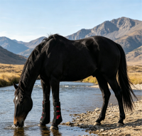 Dispositif de physiothérapie infrarouge pour les jambes des chevaux, lampe de photothérapie à lumière rouge pour la récupération des blessures, genouillères antidérapantes