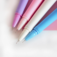 O & Q Bolígrafo de unicornio de silicona con logotipo personalizado Tinta azul de alta calidad Papelería de oficina promocional para niños