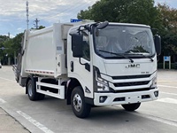 Compacteur de déchets diesel manuel JAC 4X2 6 m³ |   Véhicule de collecte des déchets urbains