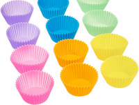 Outils de pâtisserie en silicone résistant à l'huile de qualité alimentaire Moules à cupcakes