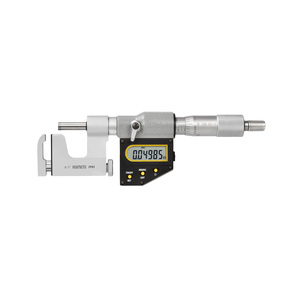 Asimeto universele micrometer van roestvrij staal met verwisselbare aambeelden, elektronisch digitaal met platte en staafvormige aambeelden - Product Image 6
