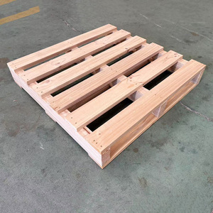 พาเลทไม้เนื้อแข็งแพนจ้าว ขนาด 1200x800x145 มม. แบบหน้าเดียว ทางเข้า 2 ทิศทาง สำหรับงานโลจิสติกส์และใช้งานกับรถยก - Product Image 1