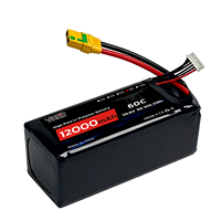 Batterie Lipo Leadyo FPV 60C à décharge rapide 8S 29.6V 12Ah 12000mAh avec connecteurs XT30 XT60 XT90, 1000 cycles pour la course et le nettoyage