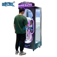 EPARK Win Prize Ciseaux Poupée d'arcade Jouet en peluche Jeux de grue Machine à date rose Distributeurs de clés à pièces