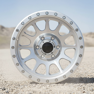 Rines JZB 17x9 18x9 20x9 Multirradio 5x127 6x139.7 con Simulación de Beadlock <span class=keywords><strong>para</strong></span> Camionetas 4x4 Ranger Hilux Tank Jeep Wrangler - Product Image 3