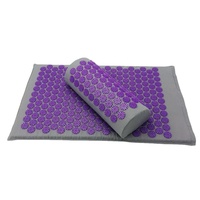 Nouveaux Produits Yoga Tapis D'acupuncture Massage Coussin avec Ensemble D'oreillers Masseur D'acupression Shakti Mat