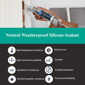 Kualitas Superior Sealant silikon VOC rendah perekat penyembuh netral luar ruangan - Product Image 5