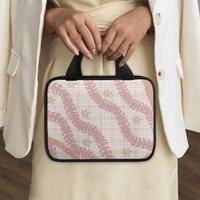 Produits en gros Personnalisé Hawaii Puakenikeni Hibiscus Design Luxe Fermeture Éclair Polyester Sacs à main Bible pour Femmes