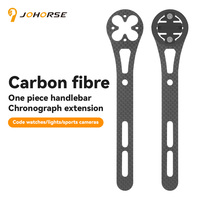 Support de compteur de vélo intégré étendu en fibre de carbone, étanche et léger, pour VTT et vélo de route