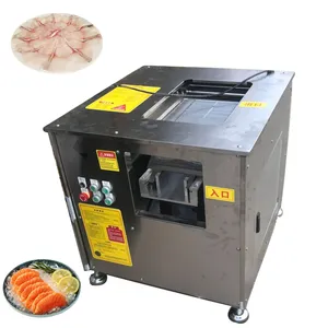 Fatiador de peixes automático, máquina de corte de borboleta para oceano, tilapia, peixe, salão, máquina de cortar