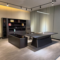 Bureau de direction de style italien moderne, extensible, modulaire, fonctionnel, haut de gamme, de luxe, pour PDG