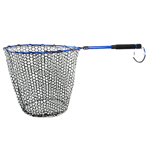 ตาข่ายจับปลายางไนล่อนพร้อมเสาอลูมิเนียมแบบพับเก็บได้และตะกร้าด้านล่างแบนขนาดใหญ่ - Product Image 2