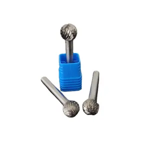 Nhôm quay Burrs Máy cắt mở rộng tungsten carbide bóng Burr khoan bit khoảng trống