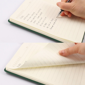 Cuaderno de Cuero Premium con Papel Grueso de 80 g/m², MOQ Bajo, Tamaños A5 y B5, para Estudiantes, Profesionales, Amigos y Colegas, con Bolsillo Frontal - Product Image 3