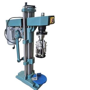 Machine de capsulage semi-automatique électrique pour bouteilles en verre et plastique, avec bouchons en aluminium pour whisky, pour le verrouillage et l'étanchéité des bouchons en aluminium sur table - Product Image 5