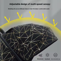 Vente chaude Bébé Poussette Facile Pliant Système De Voyage Bébé Gear Convient pour 0-3 Ans Bébé