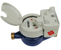 Compteur de débit d'eau froide numérique sans fil automatique IP68 multi-jets domestique LORAWAN à lecture à distance horizontal personnalisable OEM ISO